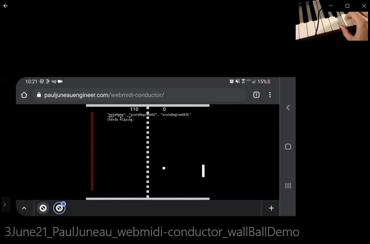 webmidi-conductor wall ball game demo